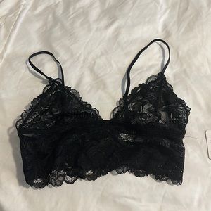 Free people lace bralette.  Never worn